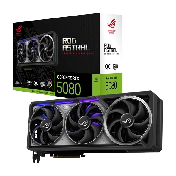 ASUS GeForce RTX 5080 ROG Astral OC 16GB GDDR7 Graphics Card